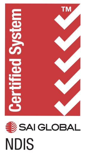SAI Global NDIS Certified System Badge